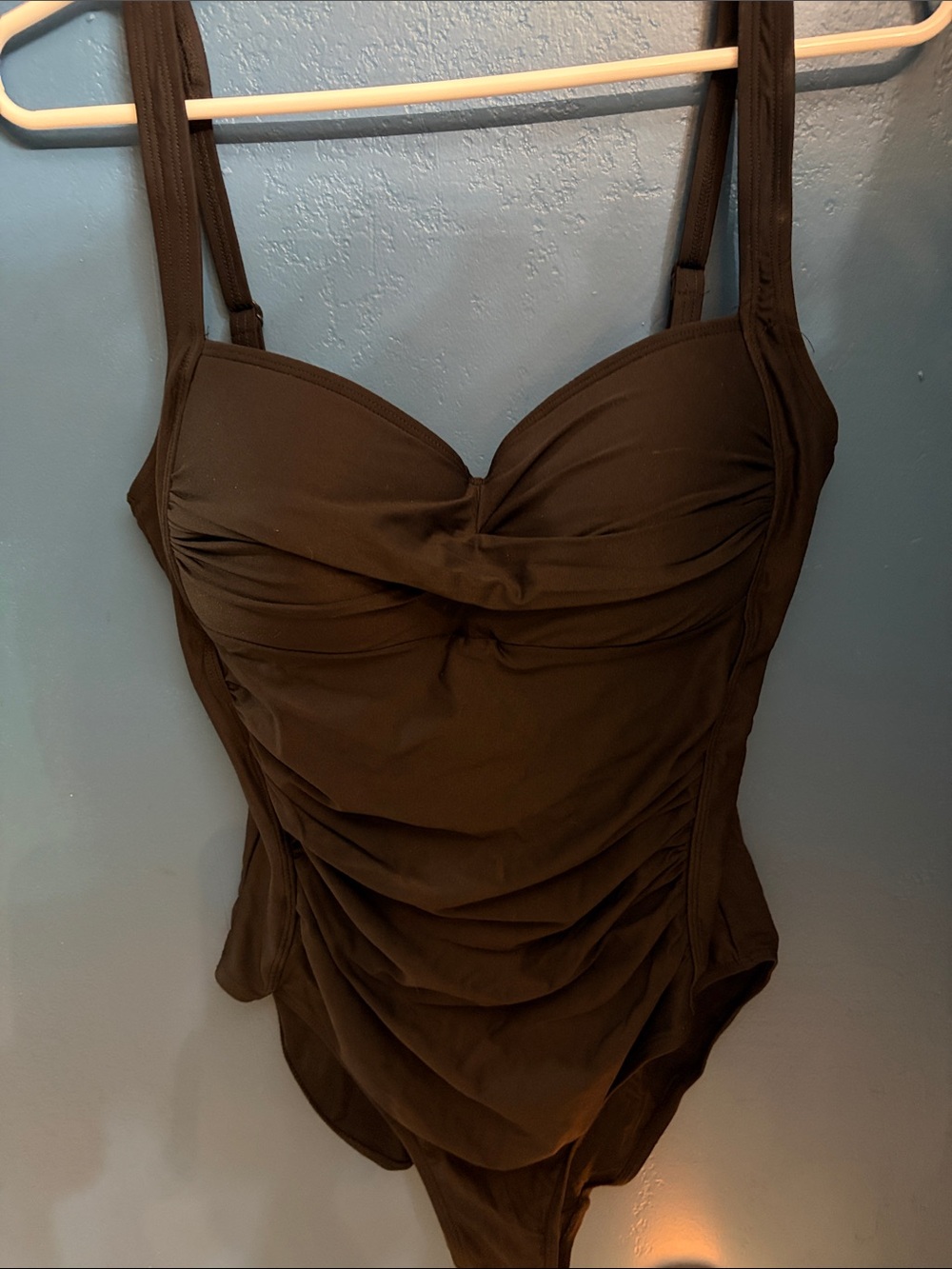 Black Ruched One-Piece Swimsuit - Classic Swim